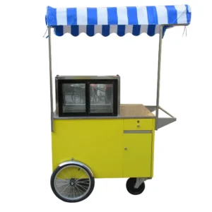 Kolice Ice Cream Vending Tricycle Ice Cream Freezer Ice Cream Food Truck Trailer