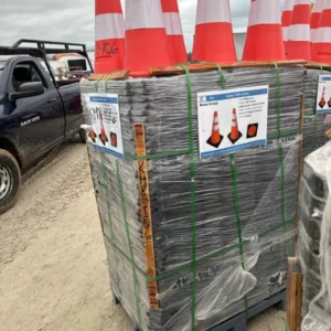 300Pcs Cones Safety Reflective Collars PVC Unbreakable Construction Road Parking