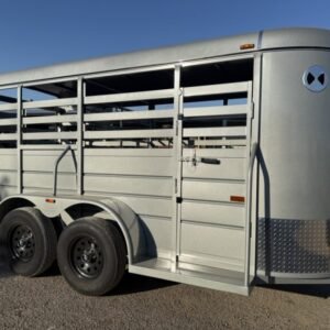 2026 W-W Trailer AA 5X14 Stock / Stock Combo Trailer