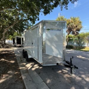 New 2026 Hook & Line 6 x 12 Enclosed 7k Trailer