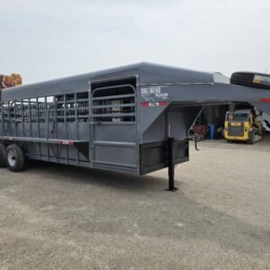 2025 Big Bend 6’8″X24′ 3/4 TOP Stock / Stock Combo Trailer
