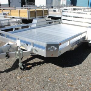 2026 Aluma 5’3” x 10’ Aluminum Utility Trailer – Single Axle – Solid Sides – VIN 306027