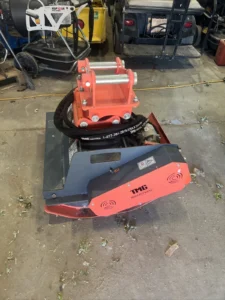 TMG EFM-32 excavator flail mower New 3-5 Ton Mini New 10-16 Gpm 45 Mm Pins — photo 2