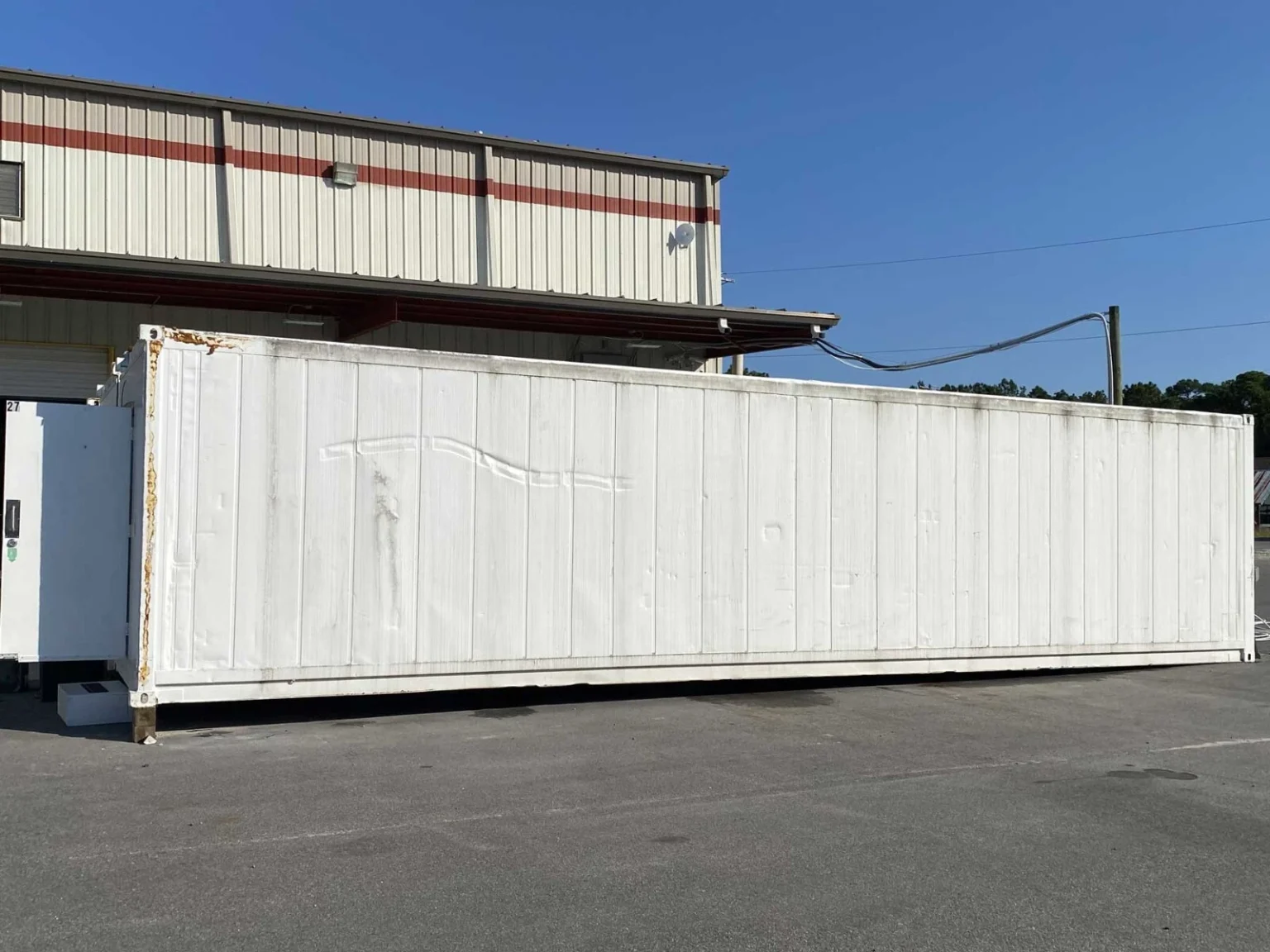 40 Foot High-Cube Insulated Shipping Container with 5 Ton Bard HVAC — photo 2