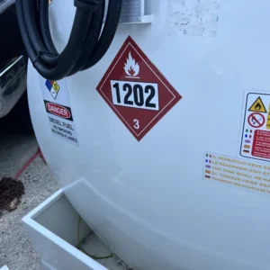 New 655 Gallon Fuel Tank Diesel AM Tank 120 Volt Pump Meter Containment Gauge