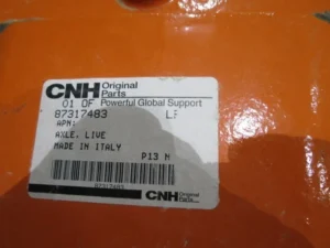 New Holland W230 rear axle assembly Wheel Loader Part Number 87317483 Case — photo 2