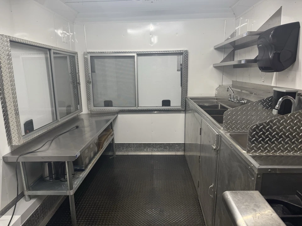 TURNKEY 2022 8.5 FT. WIDE X 14FT w/ PRO FIRE SUPPRESSION CONCESSION TRAILER — photo 21