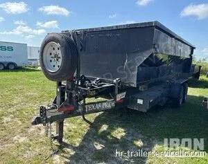 2021 Texas Pride RO71618KGN T/A Roll-Off Trailer w/ Extra Dump Bed