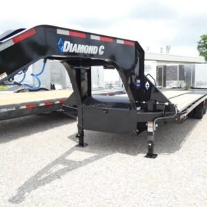 2025 Diamond C FMAX210 102″x 28′ Equipment Trailer With MAX Ramps Stock# 300829 Gooseneck Trailers – Spencer Trailers