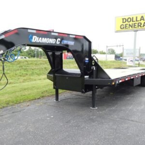 2025 Diamond C FMAX210 HDT 102″x 32′ 25k Hydraulic Dovetail Equipment Trailer Stock #302981 Goose Neck Trailer – Spencer Trailers