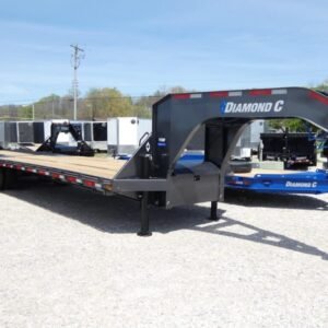 2025 Diamond C FMAX210 HDT 102″x 35′ 25k Hydraulic Dovetail Equipment Trailer Stock #299747 Goose Neck Trailer – Spencer Trailers