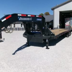 2025 Diamond C FMAX212 102″x 30′ 25.9k Equipment Trailer With MAX Ramps Stock #293908 Gooseneck Trailers – Spencer Trailers