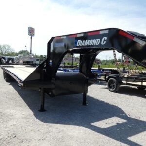 2025 Diamond C FMAX212 HDT 102″x 35′ 25.9k Hydraulic Dovetail Equipment Trailer Stock #299977 Gooseneck Trailer – Spencer Trailers