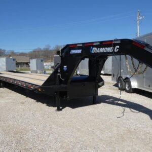 2025 Diamond C FMAX216 HDT 102″x 40′ 40k Hydraulic Dovetail Equipment Trailer Stock #298085 Goose Neck Trailers – Spencer Trailers