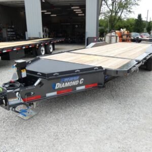 2025 Diamond C HXD 102″x 22′ 18k Extra Wide Split-Deck Tilt Equipment Trailer Stock #302754 – Spencer Trailers