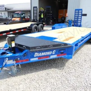 2025 Diamond C LPX207 82″x 20′ 14.9k Equipment Trailer With Flip-Knee Ramps