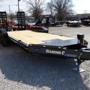 2025 Diamond C LPX207 82″x 20′ 14.9k Equipment Trailer With HD Flip-Knee Ramps Stock #299857 – Spencer Trailers