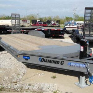 2025 Diamond C LPX207 82″x 20′ 14.9k Equipment Trailer With HD Flip-Knee Ramps Stock #297883 – Spencer Trailers