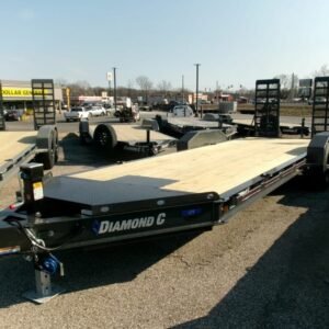 2025 Diamond C LPX207 82″x 22′ 14.9k Equipment Trailer With HD Flip-Knee Ramps Stock #298199 – Spencer Trailers