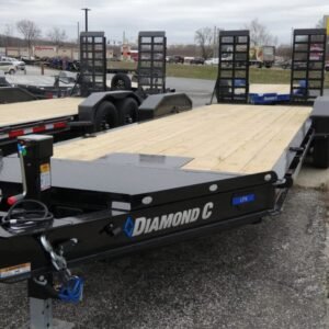 2025 Diamond C LPX207 82″x 22′ 14.9k Equipment Trailer With HD Flip-Knee Ramps Stock #298201 – Spencer Trailers