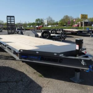 2025 Diamond C LPX207 82″x 22′ 14.9k Equipment Trailer With HD Flip-Knee Ramps Stock #298198 – Spencer Trailers