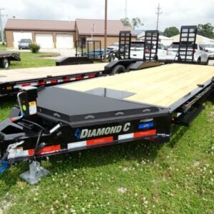 2025 Diamond C LPX208S 82″x 22′ 18k Equipment Trailer With HD Flip-Knee Ramps Stock #302058 – Spencer Trailers
