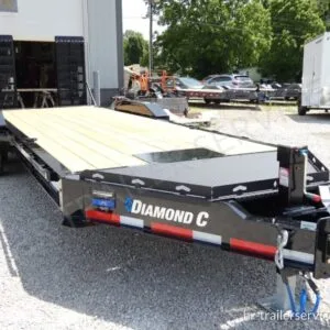 2025 Diamond C LPX210 82″x 22′ 20k Equipment Trailer With HD Flip-Knee Ramps