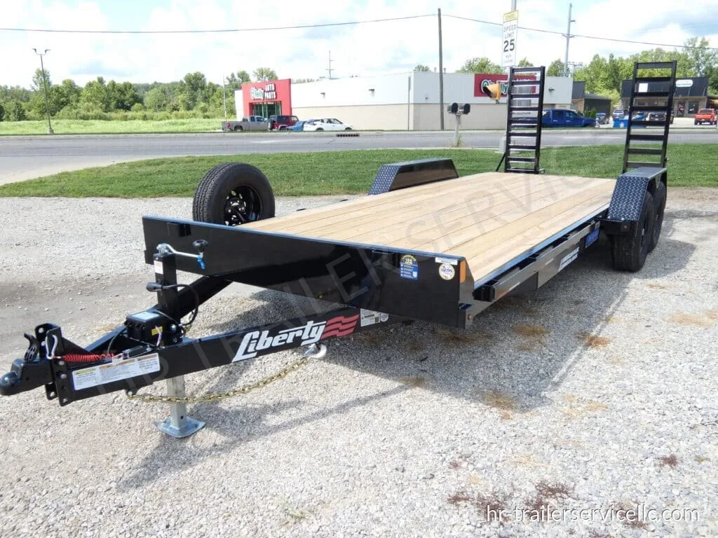 2025 Liberty LE 83″x 20′ 9.9k Equipment Trailer With Stand-Up Ramps