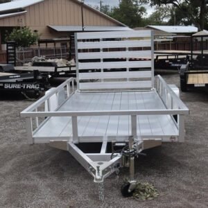 2025 Sure-Trac 6×12 Aluminum Tube Top Utility Trailer (3K Torsion Brake)