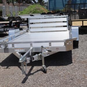 2025 Sure-Trac 7×12 Aluminum Low Side Utility Trailer (3K GVWR)