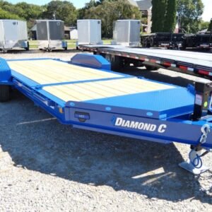 2026 Diamond C HDT207 82″x 20′ 14.9k Split-Deck Tilt Equipment Trailer Stock #304999 – Spencer Trailers