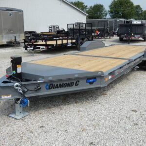 2026 Diamond C HDT207 82″x 22′ 14.9k Split-Deck Tilt Equipment Trailer Stock #304363 – Spencer Trailers