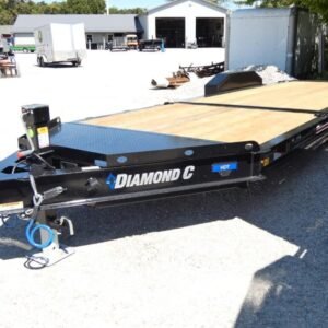 2026 Diamond C HDT207 82″x 22′ 14.9k Split-Deck Tilt Equipment Trailer Stock #304362 – Spencer Trailers