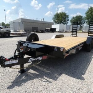 2026 Liberty LE 83″x 20′ 14k Equipment Trailer With Stand-Up Ramps Stock #047478 – Spencer Trailers