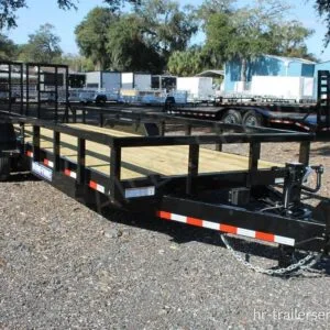 22ft Heavy Duty Equipment Trailer with Ramp Gate