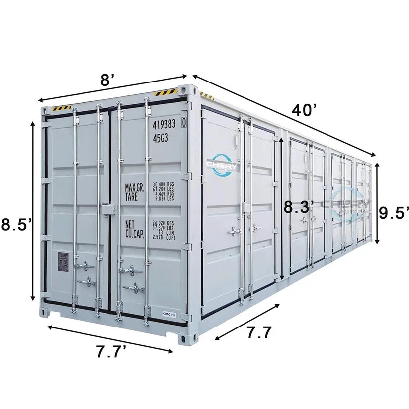 NEW 40ft High Cube Shipping Container – Open Side 4 Doors — photo 8