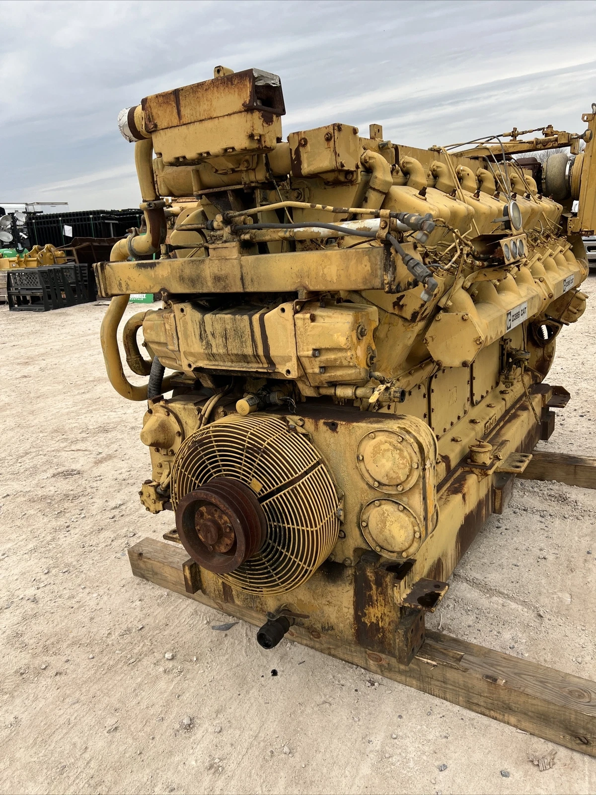 Cat D399 Engine Generator Marine diesel 16 cylinder — photo 4