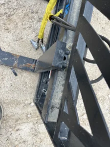 Skid Steer Forks Hydraulic Adjustable universal Cat Bobcat John Deere Gehl — photo 4