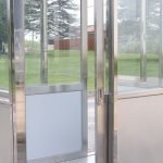 4 x 6.5 Stainless Steel Guard Shack, Double Sliding Door, Plain Jane — photo 4