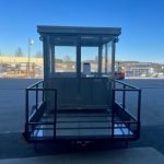 Trailer Mounted Guard Shack, 6.5×8 Stainless, w/HVAC and Electric, Honda Generator — photo 5