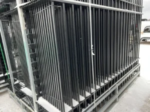 Two Racks Of 300 feet of steel fencing 10’ panels 7’ Tall 600 Feet Total Fence — photo 5