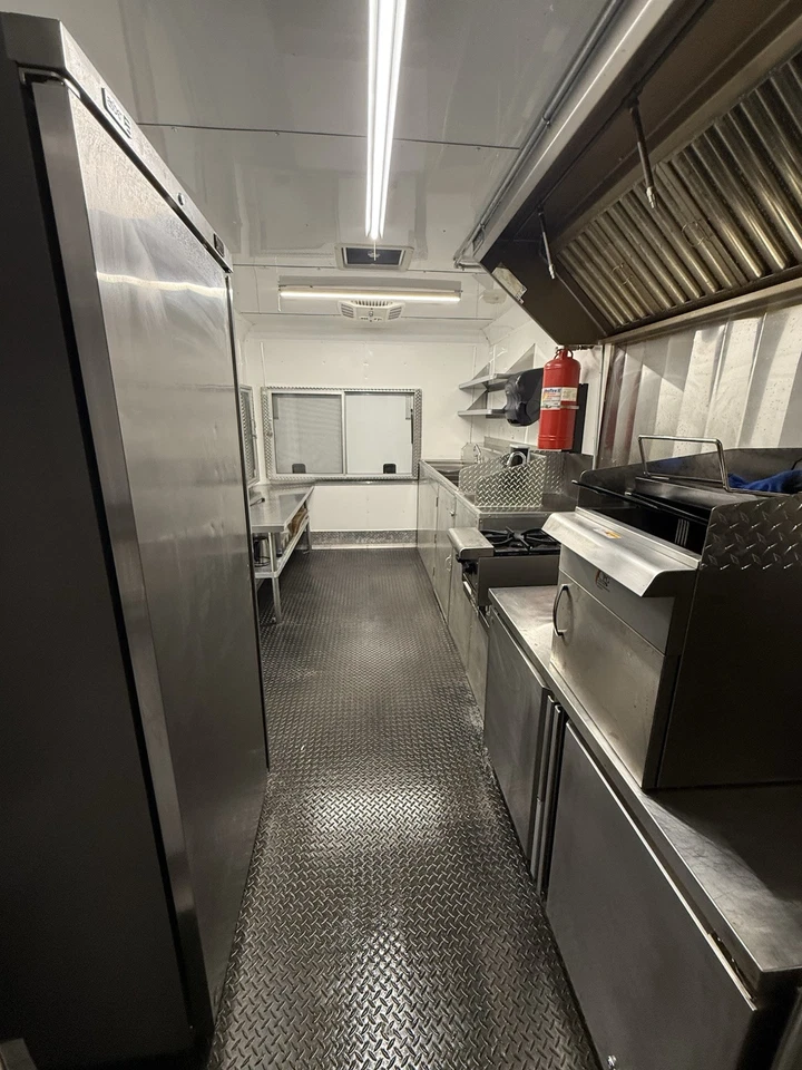 TURNKEY 2022 8.5 FT. WIDE X 14FT w/ PRO FIRE SUPPRESSION CONCESSION TRAILER — photo 6
