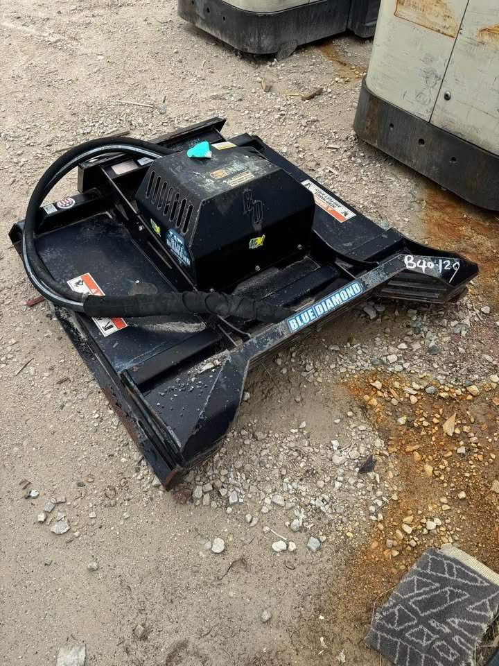 Blue Diamond mini skid steer brush mowe — photo 2