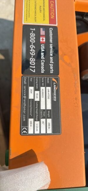 Landhero remote control lawn mower — photo 9