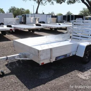 5×10 Aluminum Utility Trailer with 12″ Solid Sides