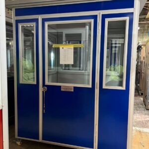 6.5 x 6.5 Economy Blue Steel New Model Guard Shack, Plain Jane