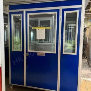6.5 x 6.5 Economy Blue Steel New Model Guard Shack, Plain Jane