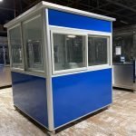 6.5 x 6.5 Economy Blue Steel Guard Shack, Plain Jane — photo 2