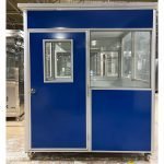 6.5 x 6.5 Economy Blue Steel Guard Shack, Plain Jane — photo 4