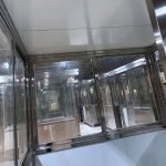 6.5 x 6.5 Stainless Steel Guard Shack, Sliding Door, Plain Jane — photo 5